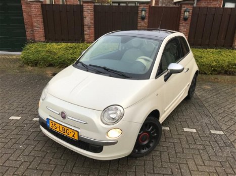 Fiat 500 - 1.2 Lounge AUTOMAAT ELEK.DAK STOER DING CLIMA LMV - 1