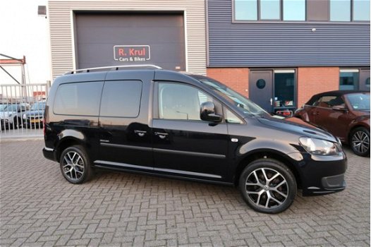 Volkswagen Caddy Maxi - Maxi 1.2 TSI Soccer 7 persoons 1e Eigenaar 48.000 km Inclusief BTW Zwart Ext - 1