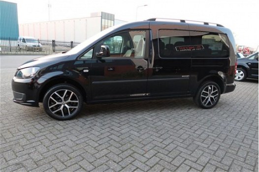 Volkswagen Caddy Maxi - Maxi 1.2 TSI Soccer 7 persoons 1e Eigenaar 48.000 km Inclusief BTW Zwart Ext - 1
