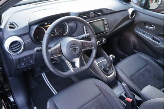 Nissan Micra - 100PK IG-T N-Sport / Alcantara dashboard / Carbon spiegelkappen / 17'' Lichtmetalen v - 1