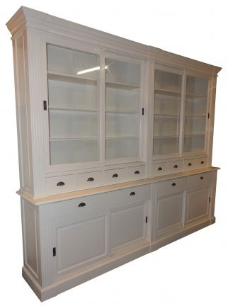 Buffetkast Twello wit - wit 300 x 50/40 x 220cm - nr. 1