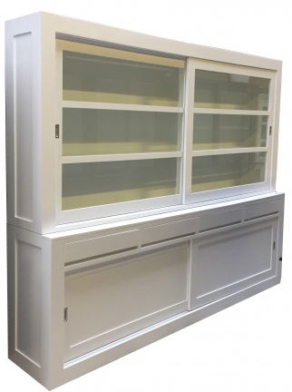Buffetkast Maastricht wit - wit 300 x 50/40 x 215cm - nr. 1