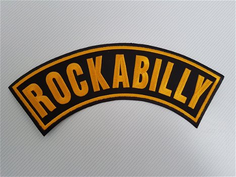 RockaBilly , Rockers Rugpatch - Embleem Stof - 2