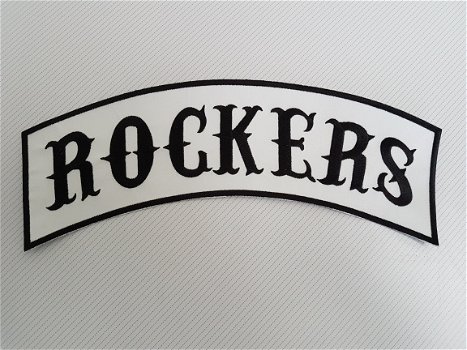 RockaBilly , Rockers Rugpatch - Embleem Stof - 3