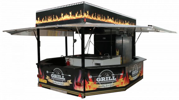 BBQ Grill wagen huren de original schwenkgrill foodtruck - 1