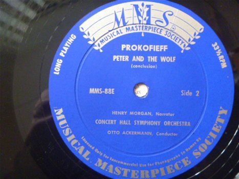 Prokofieff - Henry Morgan ‎- Peter And The Wolf 10