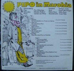 Pipo in Marobia - liedjes - KinderLP - Mamaloe, Klukkluk, Sn
