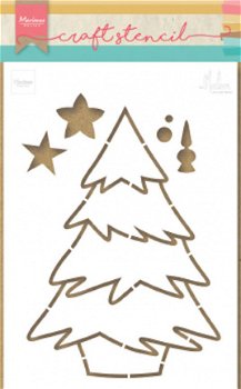 Marianne Design, Craft Stencil - Christmas Tree ; PS8046 - 1
