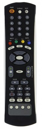 Homecast HS2100 / HS5101 Zwart afstandsbediening