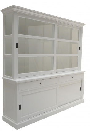Buffetkast Lisse wit - wit 215 x 50/40 x 220cm - nr. 1