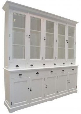 Winkelkast Arnhem wit - wit 250 x 50/40 x 240cm - nr. 1