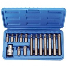 Bit set Torx, 15 delig