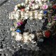 Oude sieraden: Ketting met strass en kleurstenen - 1 - Thumbnail