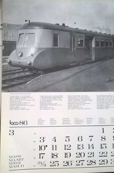 50 foto's van treinen kalender 86/89/90/91 - 2