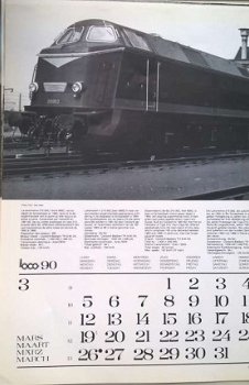 50 foto's van treinen kalender 86/89/90/91 - 6