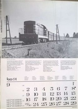 50 foto's van treinen kalender 86/89/90/91 - 8