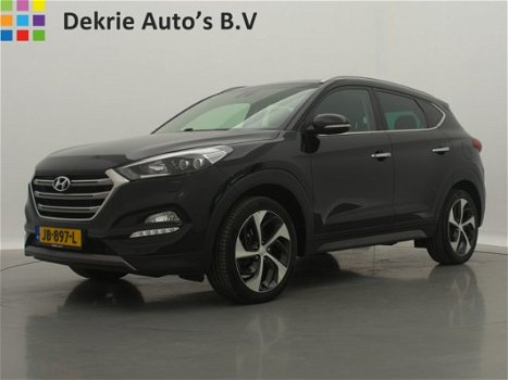 Hyundai Tucson - 1.6 T-GDi PREMIUM *177PK TURBO* / NAVI / CAMERA / LEDER / AIRCO-ECC / CRUISE CTR. / - 1