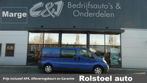 Renault Trafic - 2.0 dCi L2H1 DC 6 PERS ROLSTOEL AUTO AIRCO MARGE - 1