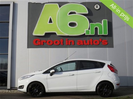 Ford Fiesta - 1.5 TDCi Titanium Lease Edition Leder Stoelverw Achteruitrijcamera Navi Clima PDC Blue - 1