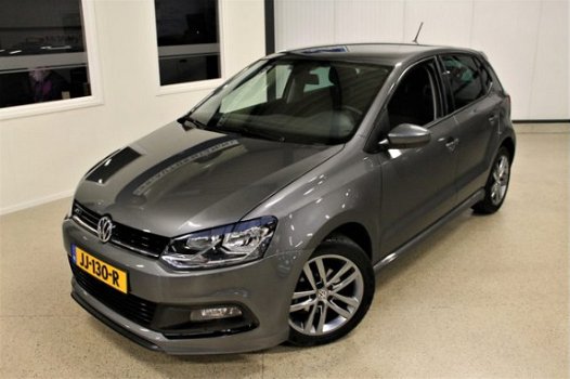 Volkswagen Polo - 1.2 TSI 90pk R-Line Automaat - ECC 100% (Dealer) onderhouden label - 1