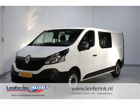 Renault Trafic - 1.6 dCi 120 pk Dubbel Cabine Airco, Cruise control, Navi Portable, PDC - 1