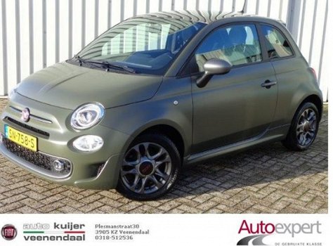 Fiat 500 - Military 80pk | Sport | Navi | Matte fabriekslak Verde Military | - 1