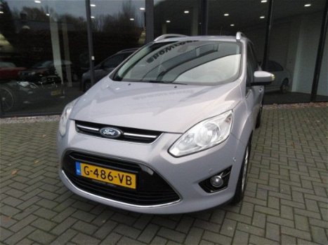 Ford Grand C-Max - 1.6 TI-VCT TITANIUM, Leer, ParkPilot, Climate, Stoelverw, Pdc - 1