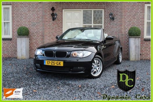 BMW 1-serie Cabrio - 118i 143pk High Ex / Leder / Navi / Xenon / Goed onderhouden - 1