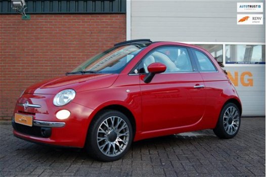 Fiat 500 C - 1.2 Lounge AIRCO / Cabrio / Parelmoer Kleur - 1