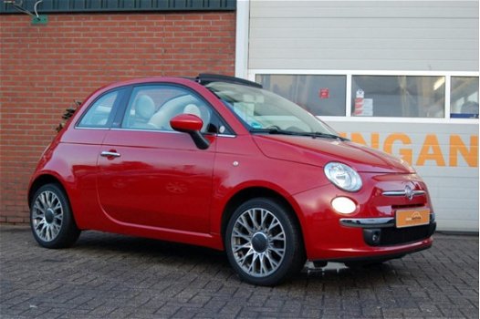 Fiat 500 C - 1.2 Lounge AIRCO / Cabrio / Parelmoer Kleur - 1