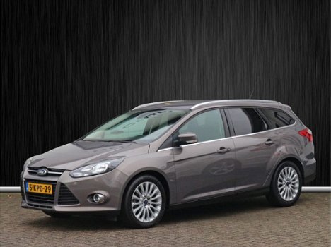 Ford Focus Wagon - 1.0 125pk EcoBoost Titanium * Trekhaak* Navi * PDC * 17''LM * Compleet - 1