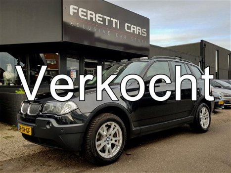 BMW X3 - 2.0i EXECUTIVE LEDER NAVI AIRCO 6VERSN LMV PDC-V&A - 1