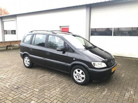 Opel Zafira - 1.8i-16V Comfort Zwart Airco- Rijdt goed - 1