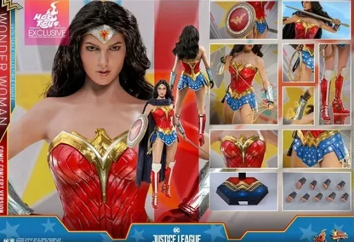 Hot Toys Exclusive Justice League Wonder Woman Concept Version MMS506 - 0