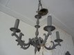 Sierlijke grijs brocante hanglamp, Barok - 3 - Thumbnail