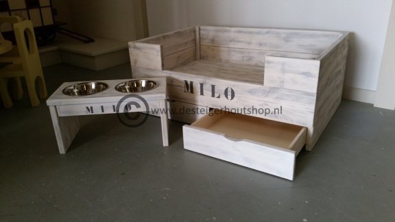 Hondenmand met laden 100x70x30 cm - 1