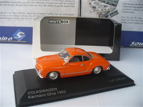 White Box 1/43 VW Volkswagen Karmann Ghia Coupe Oranje - 2