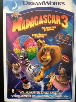 Diverse DVD's voor kinderen - Shrek, Madagascar, Ice Age, Smurfen - 6