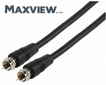 Maxview flylead coaxkabel Single 3 m. Zwart - 1