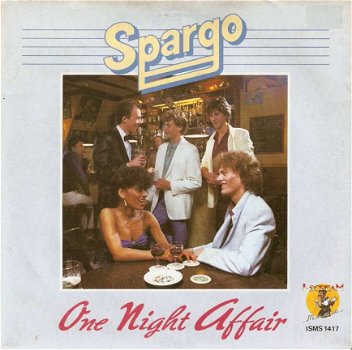 singel Spargo - One night affair / Running from your lovin’ - 1