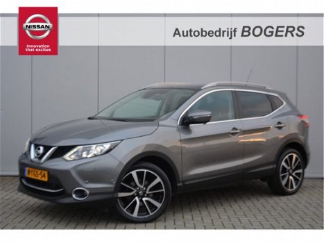 Nissan Qashqai - 1.2 DIG-T 115 Pk Tekna Navigatie, Panoramadak, Leder, AVM, 19