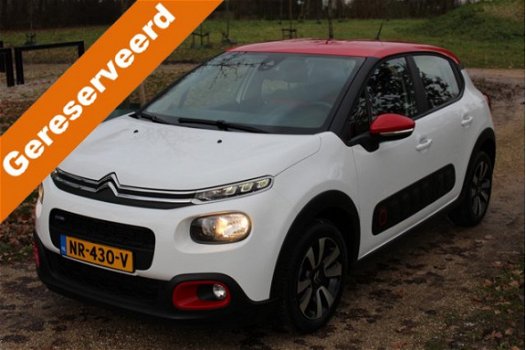 Citroën C3 - 1.2 PureTech Feel Airco-Cruise-PDC-Bluetooth-LM Velgen-CrossClimate 24 Maanden Bovag Ga - 1