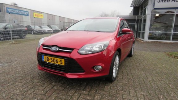 Ford Focus Wagon - 1.6 EcoBoost TITANIUM 150PK TURBO.NAVI.KEYLESS ENTRY.17 INCH.TREKHAAK.WINTERSET - 1