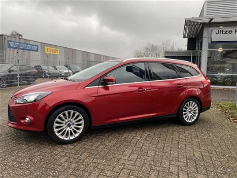 Ford Focus Wagon - 1.6 EcoBoost TITANIUM 150PK TURBO.NAVI.KEYLESS ENTRY.17 INCH.TREKHAAK.WINTERSET - 1