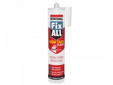 SOUDAL Fix ALL High Tack Clear 290ml- 12 stuks