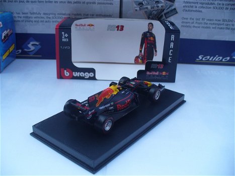 Bburago Racing 1/43 Red Bull RB13 RB 13 Max Verstappen F1 Formule 1 - 6