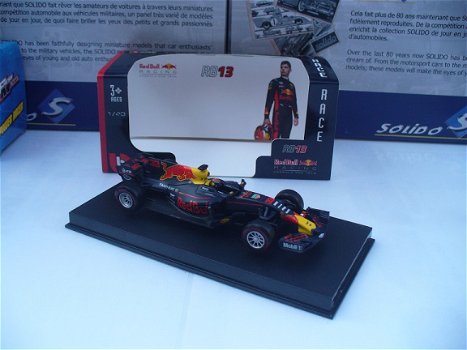 Bburago Racing 1/43 Red Bull RB13 RB 13 Max Verstappen F1 Formule 1 - 7