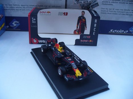 Bburago Racing 1/43 Red Bull RB13 RB 13 Max Verstappen F1 Formule 1 - 8