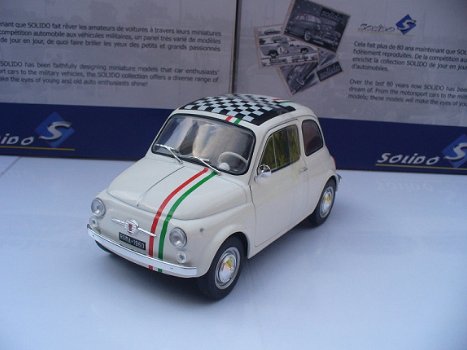 Solido 1/18 Fiat 500 L Italia - 1