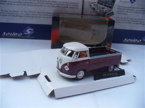 Cararama 1/43 VW Volkswagen T1 BUs Pick up div. kleuren - 3